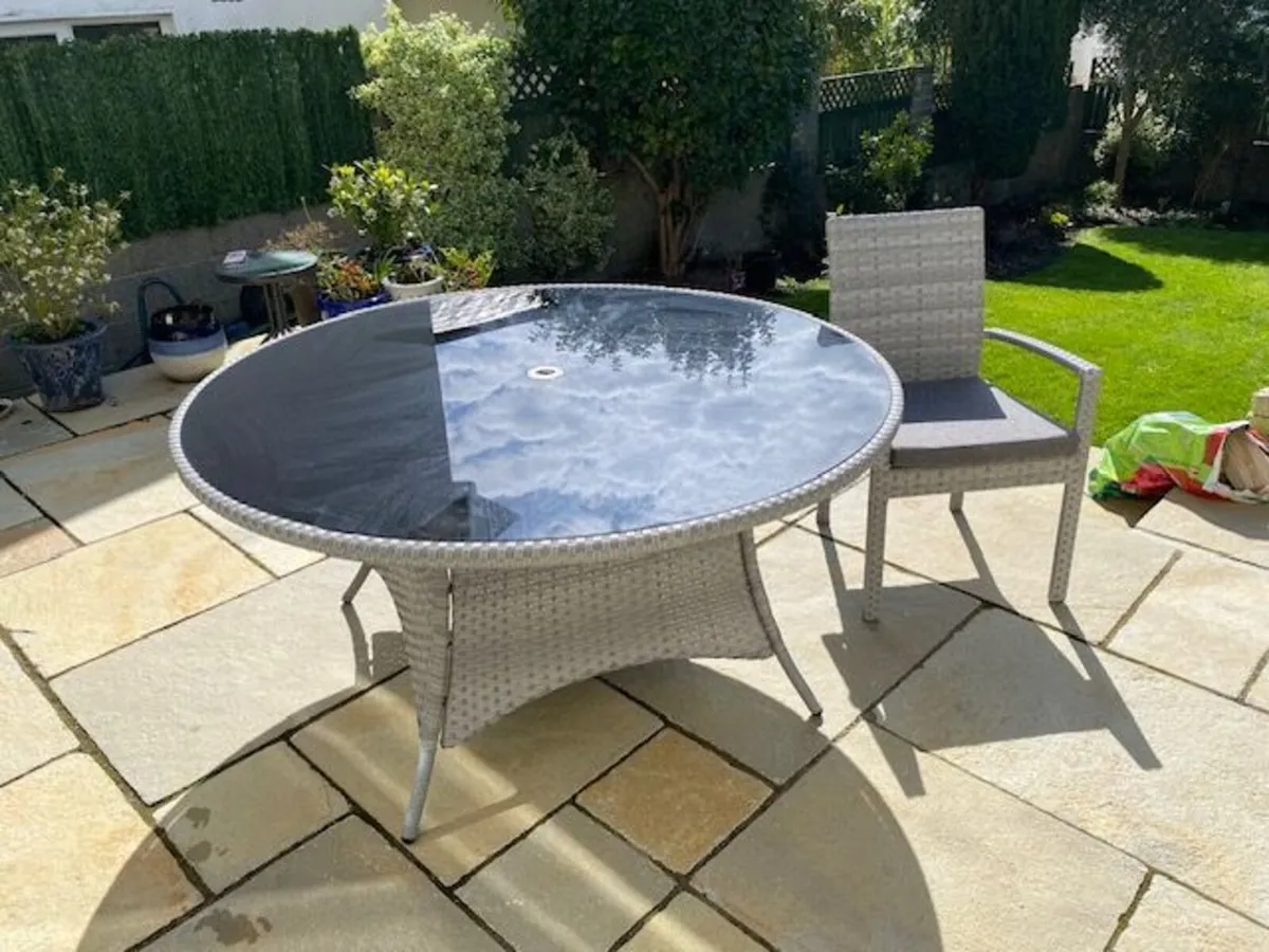 Patio table and chairs