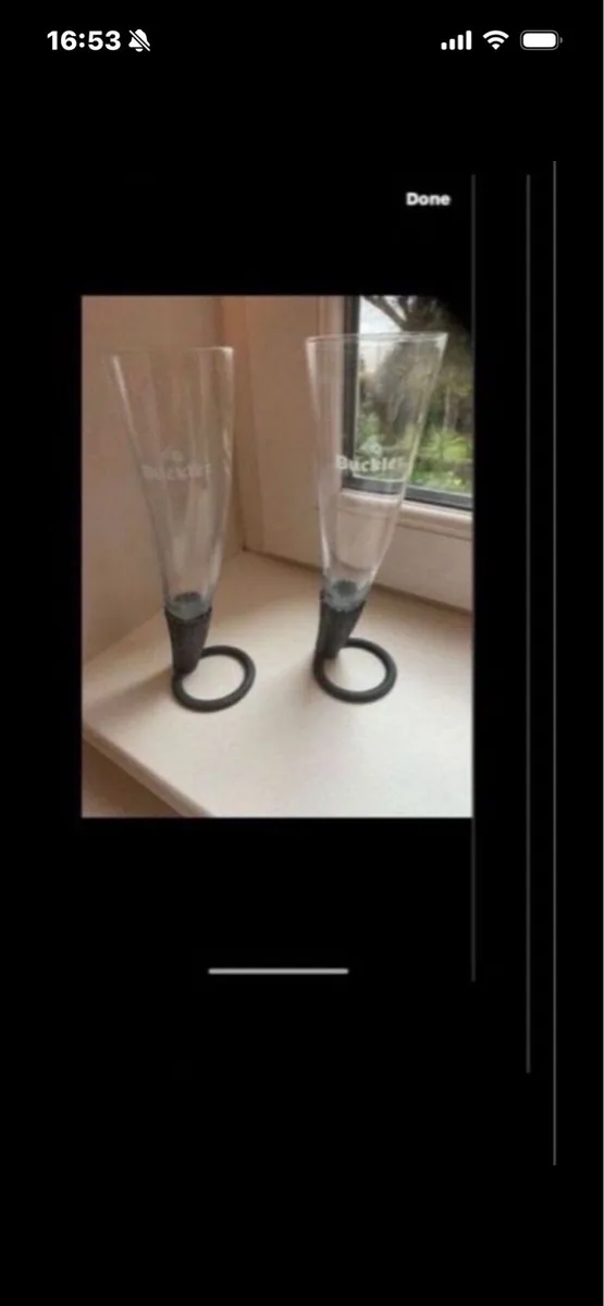 Very Rare Buckler Horn Shaped Glasses - Image 1