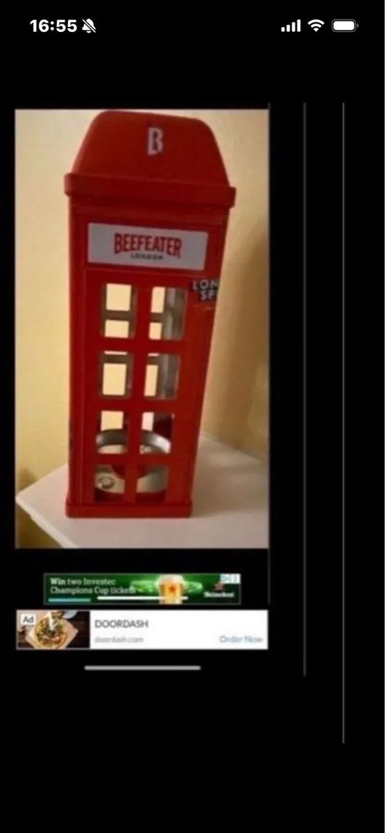 Very Rare Beefeater Metal Display Box - Image 2