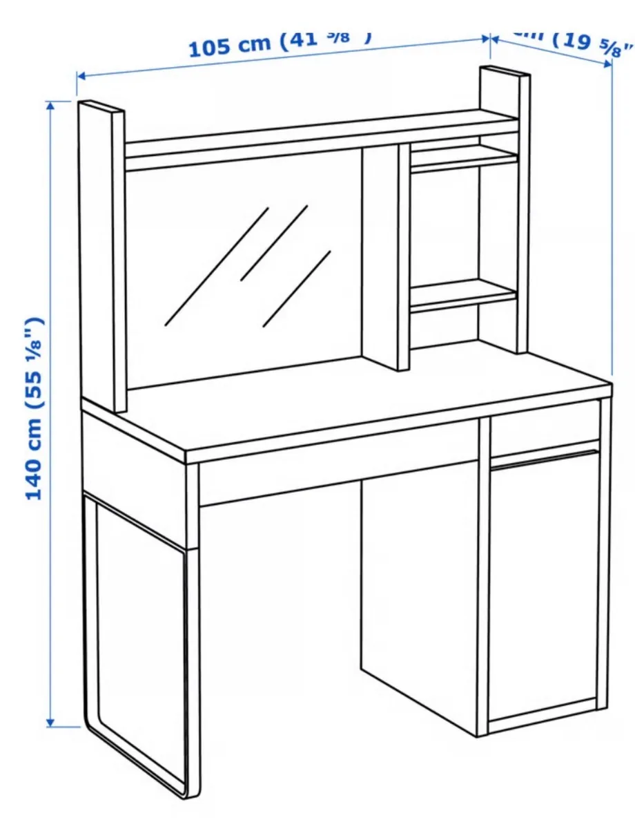 Desk Unit (€80) & Drawer Unit (€40) - Image 4
