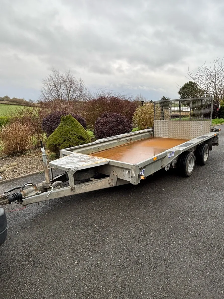 12x6 Ifor Williams plant trailer - Image 2