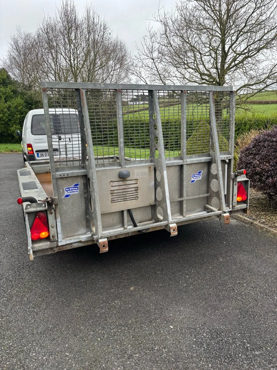 12x6 Ifor Williams plant trailer - Image 3