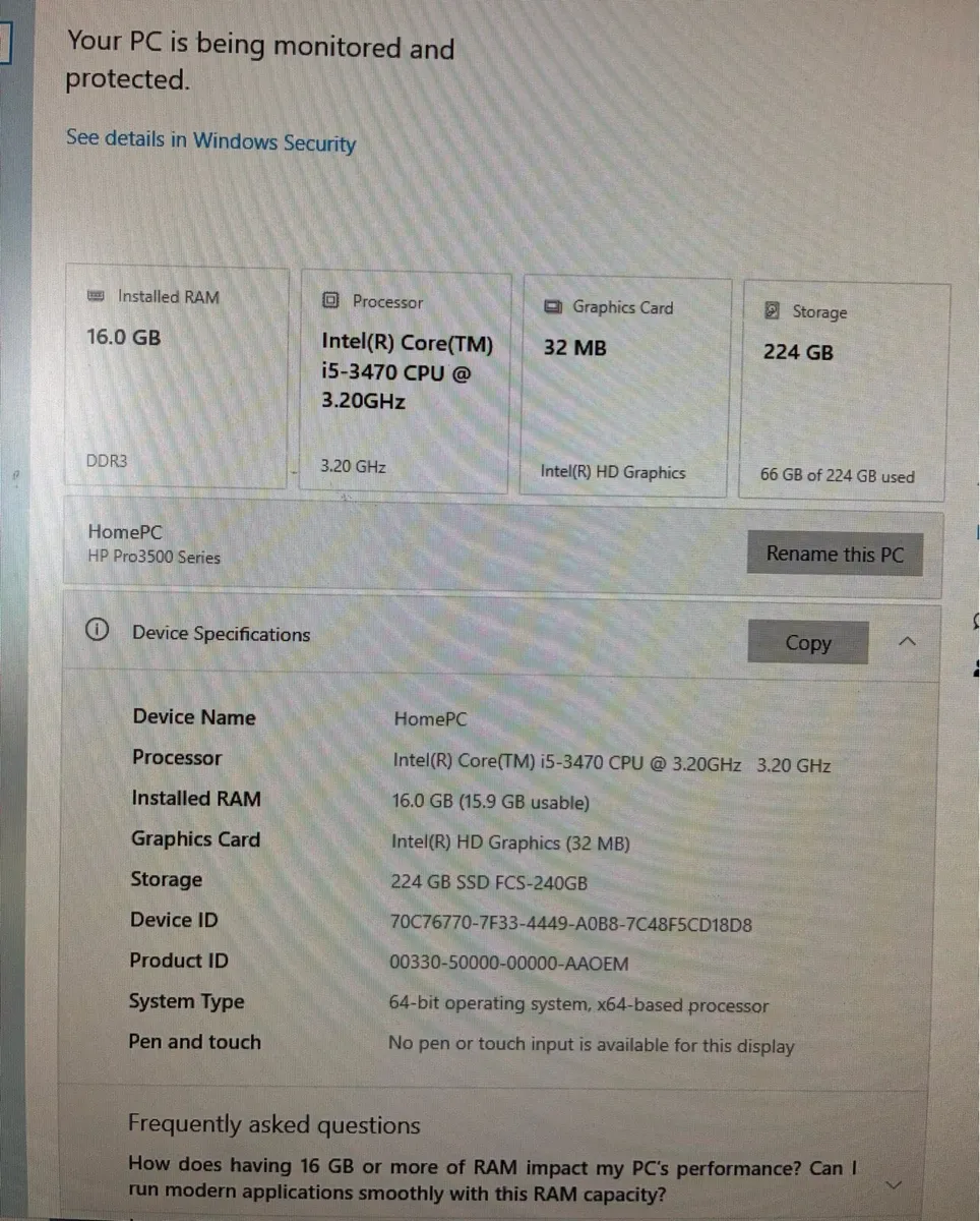 HP desktop computer - Image 4