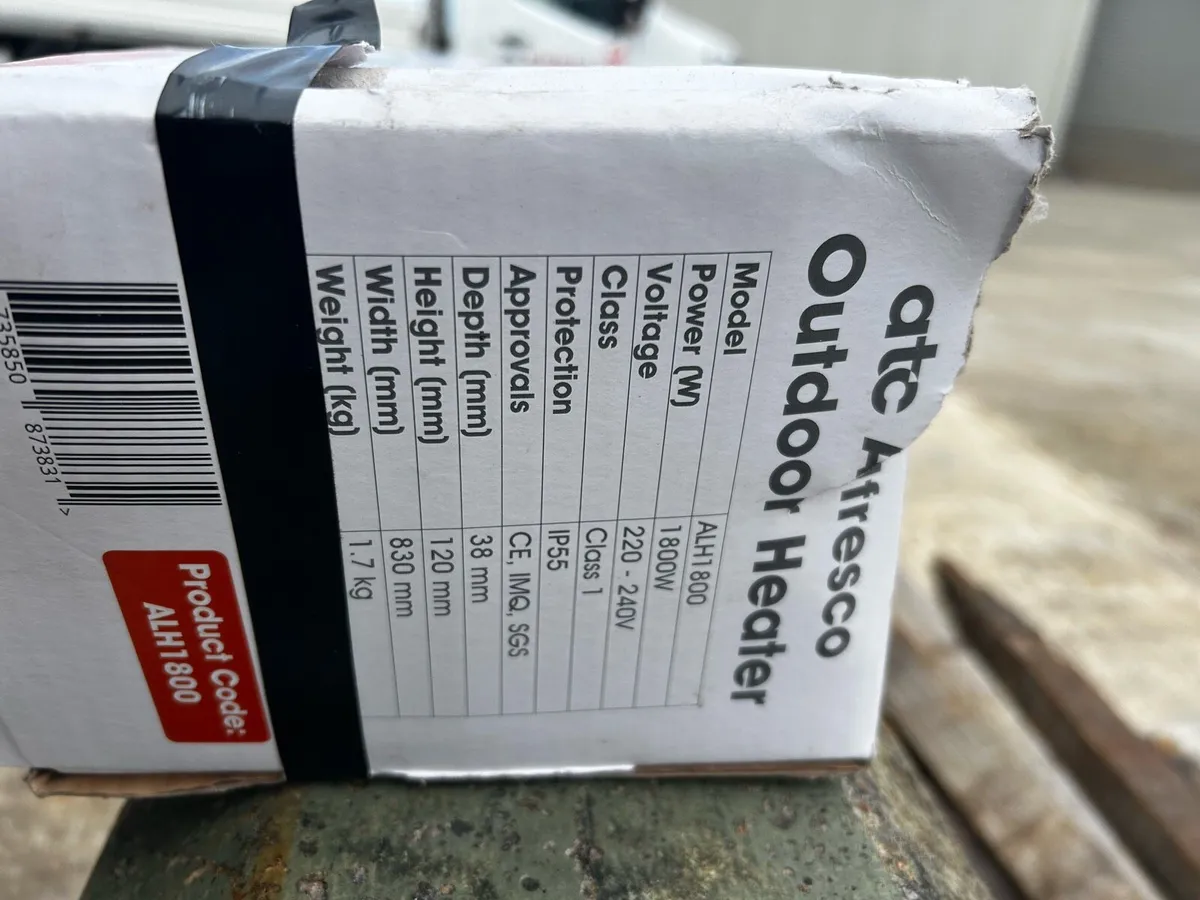 Patio heater brand new never used - Image 1