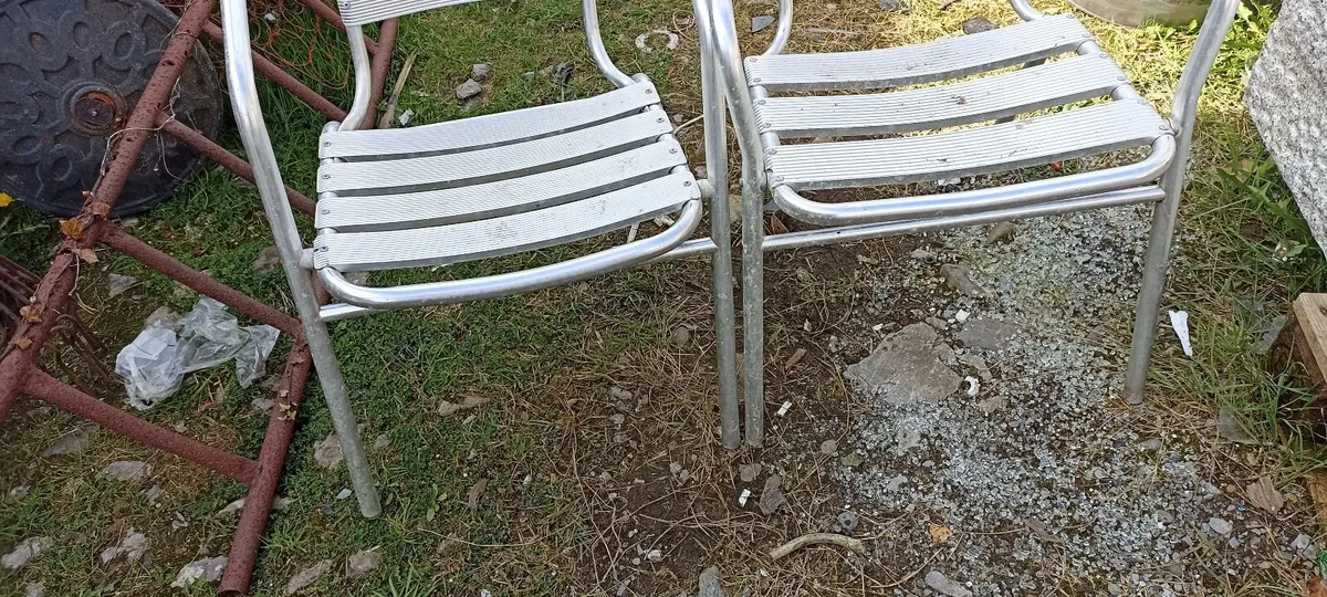 Aluminium Garden Chairs. - Image 3