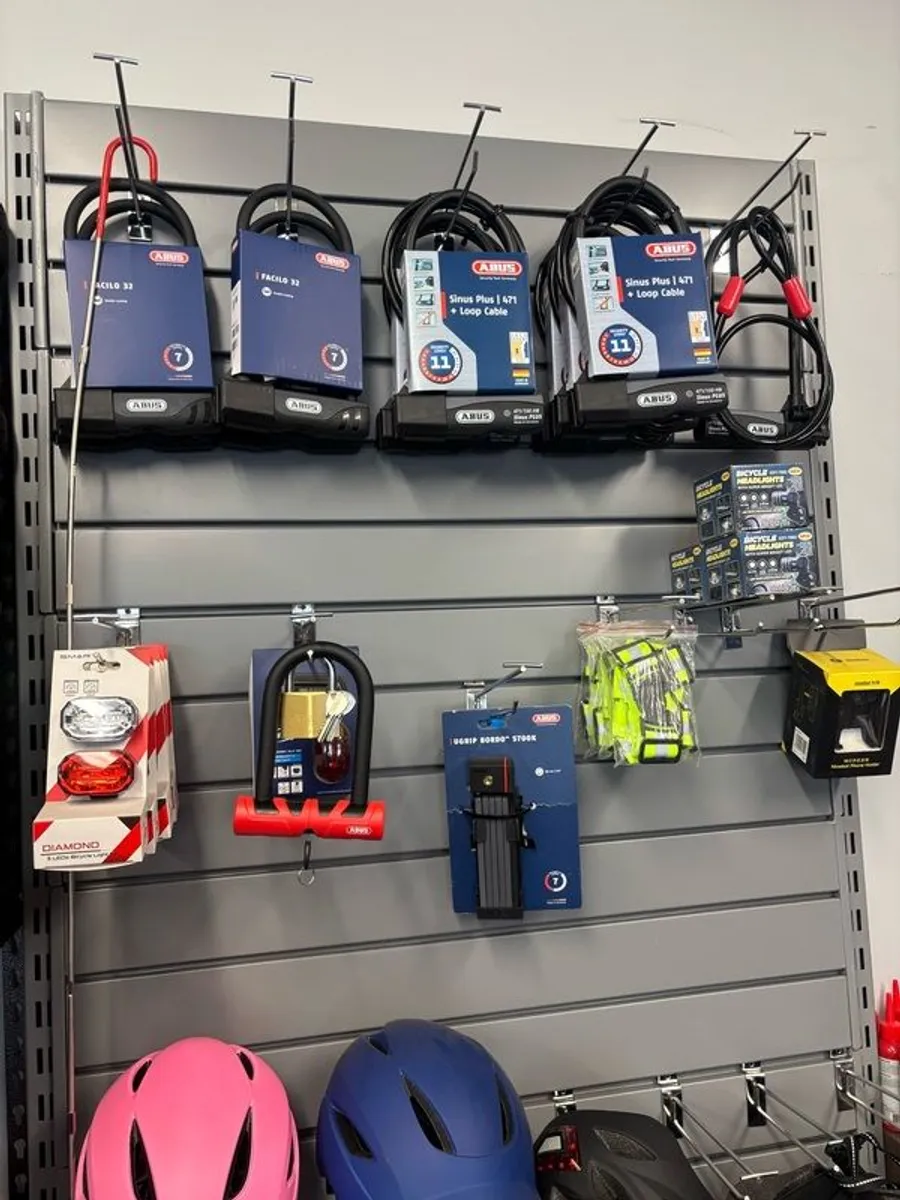 bicycle locks helmets and more