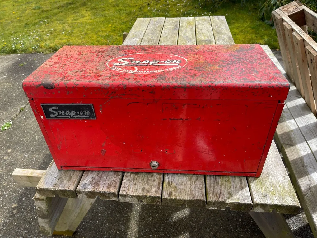 Old Snap-on 3 draw top chest. - Image 1