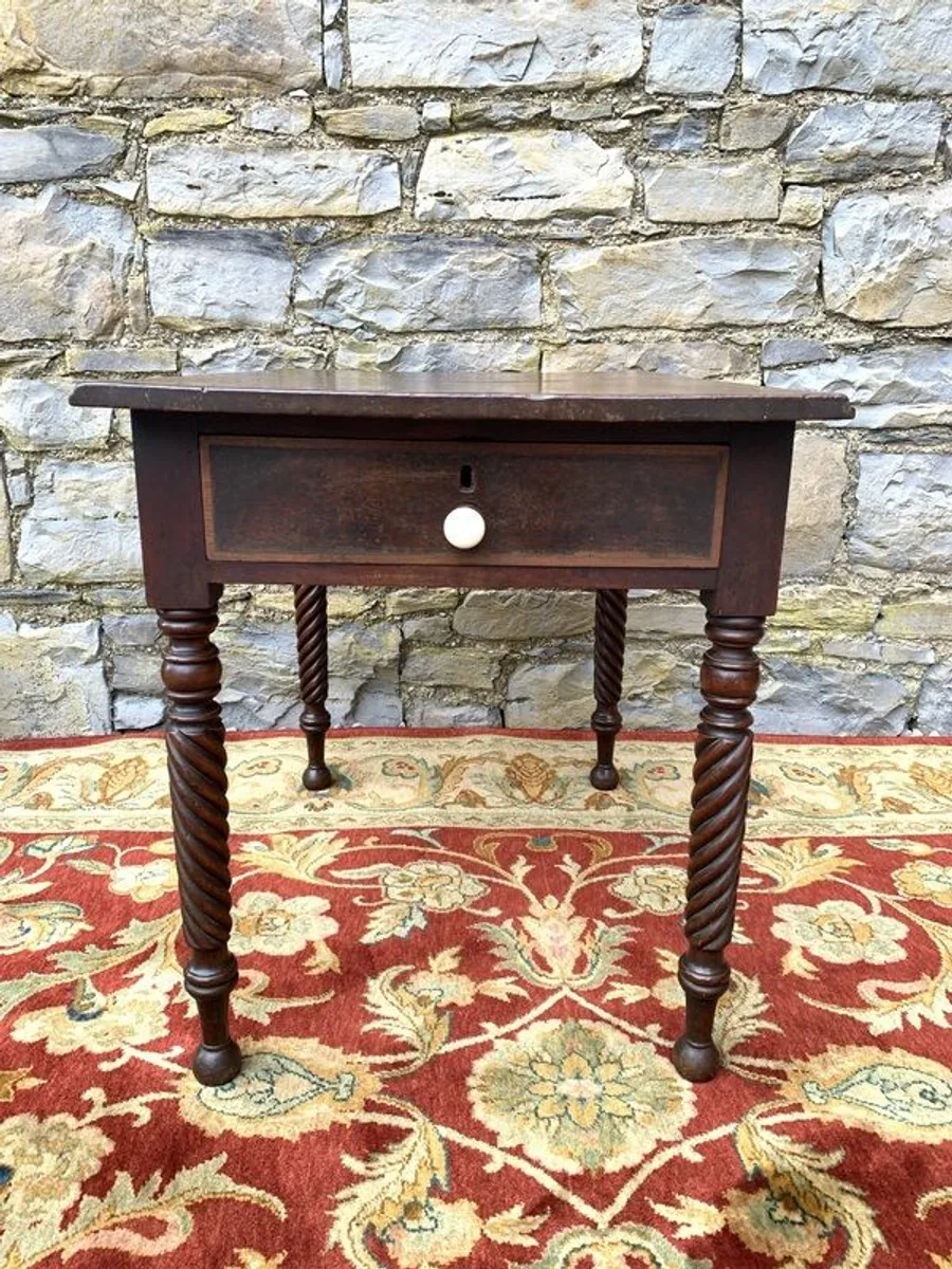 Early Victorian Mahogany Side Table. - Image 4