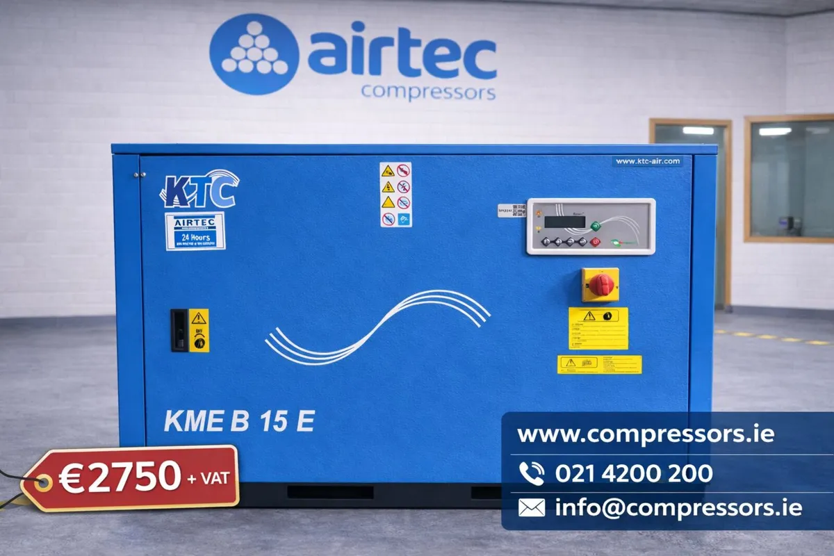COMPRESSOR PRE-OWNED KTC KME B15E- IN STOCK - Image 1