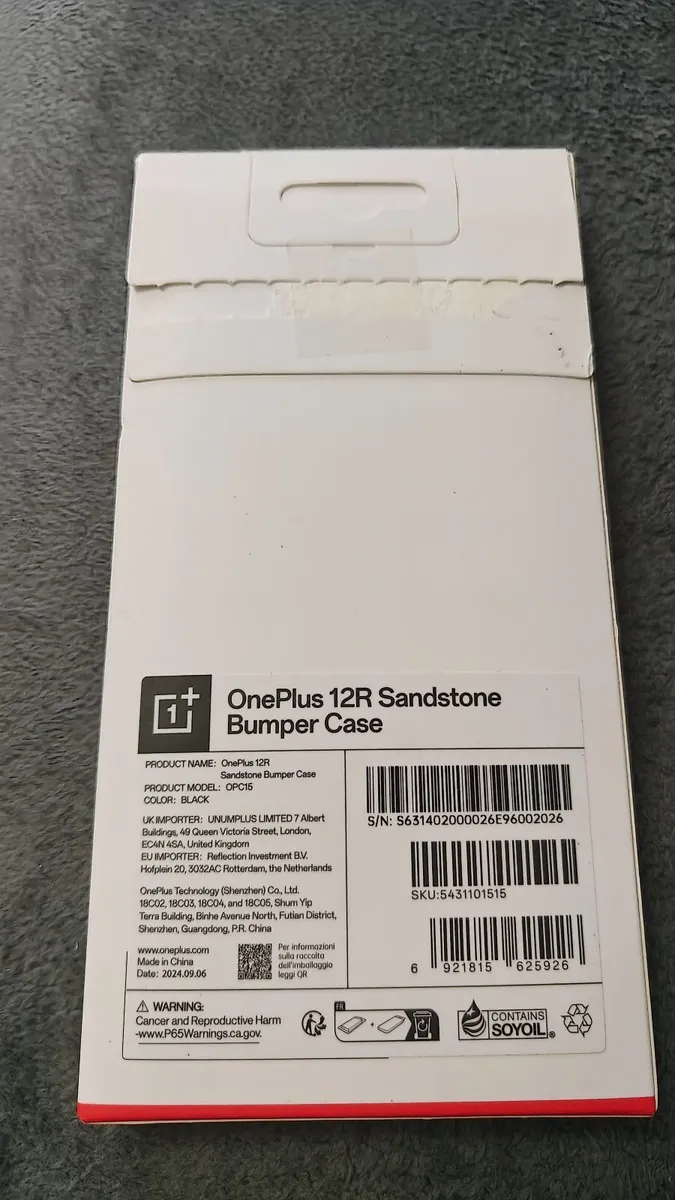Oneplus 12R sandstone bumper case - Image 2