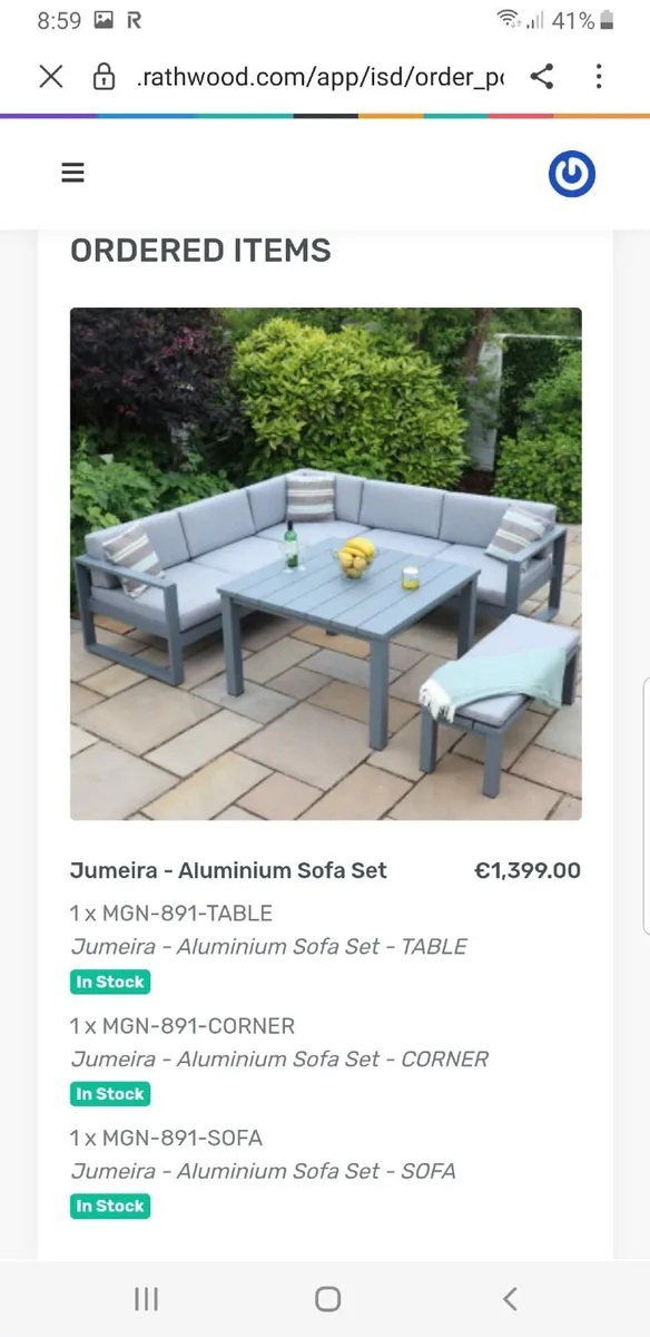 Garden furniture