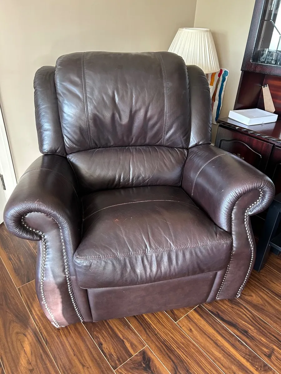 Armchair- Leather Recliner - Image 1