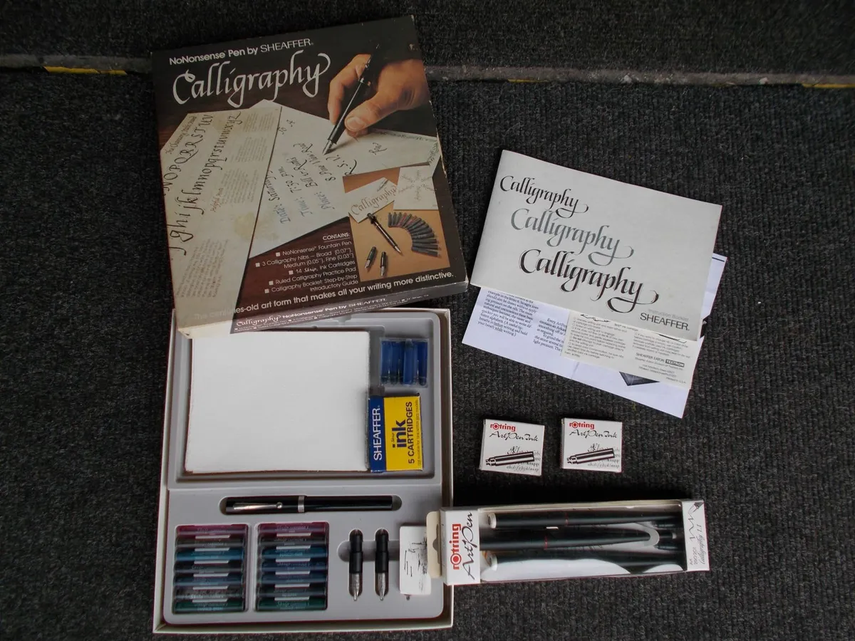 Calligraphy by Sheaffer Box Set & Books - Image 2