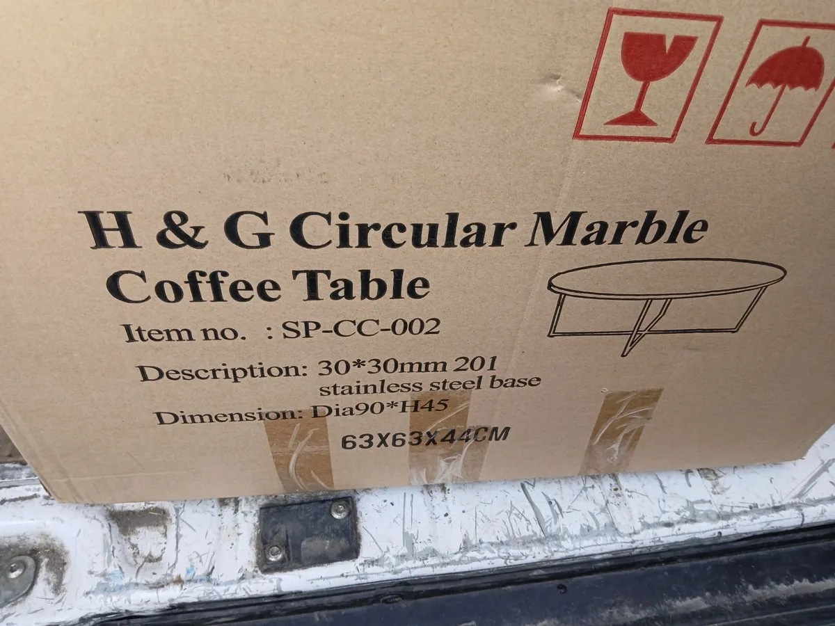 Marbell coffee table new delivered 👌 - Image 2