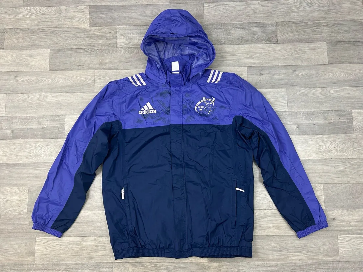 Adidas Munster Rugby Waterproof Jacket Mens XL - Image 1