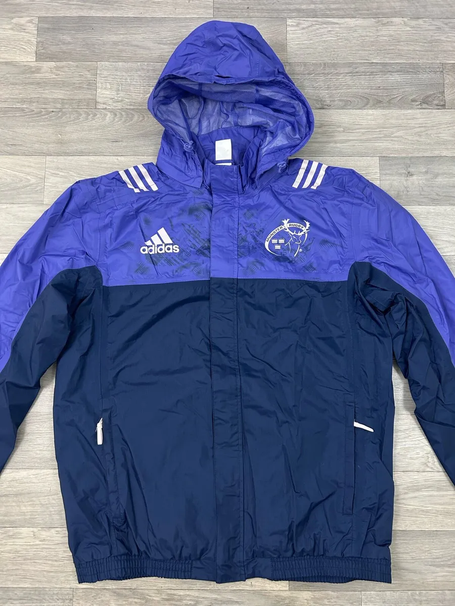 Adidas Munster Rugby Waterproof Jacket Mens XL - Image 2