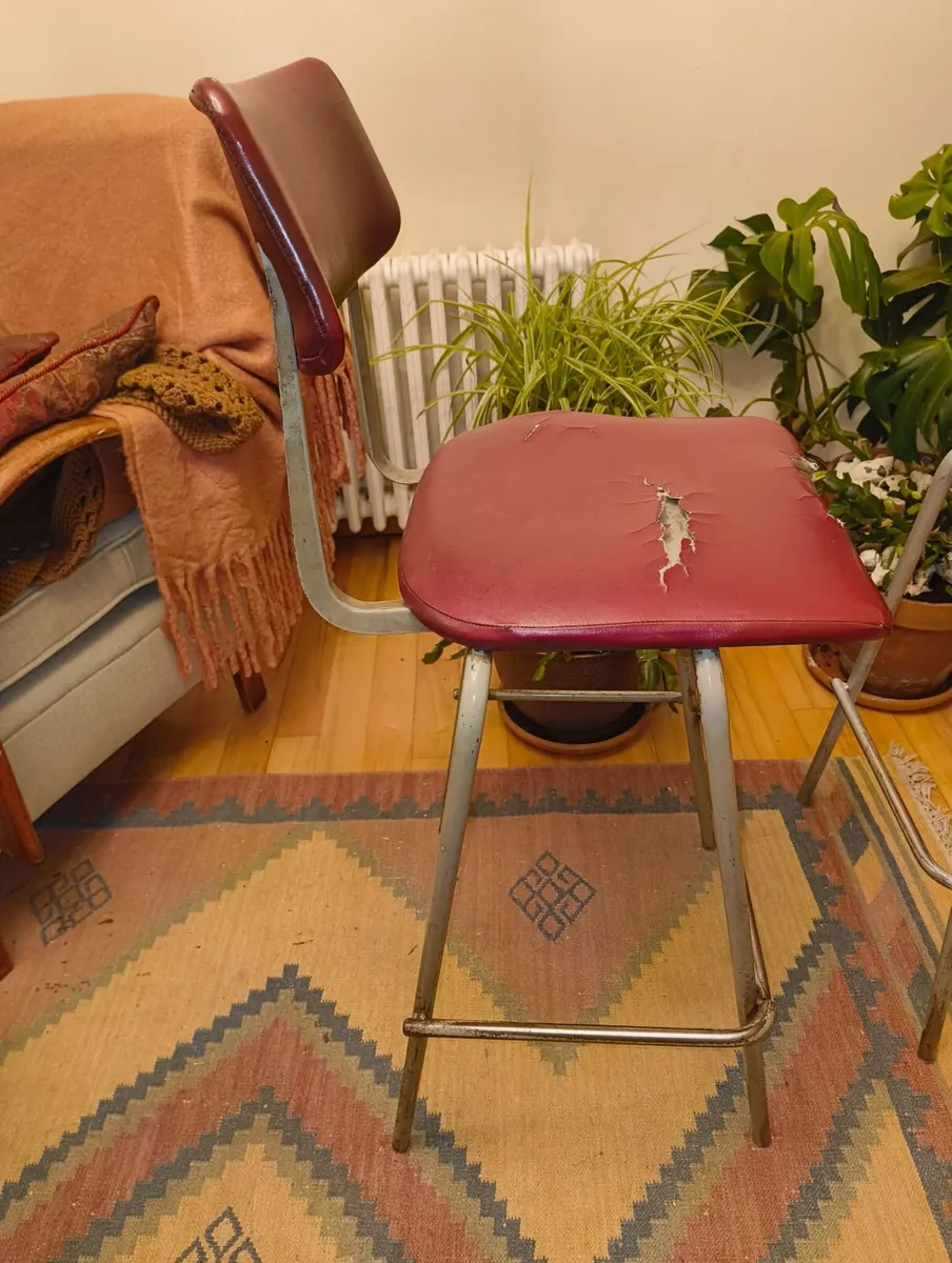 Set of Two Vintage Bar Stools for sale in Limerick - Image 3