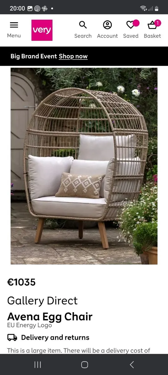 Avena Egg Chair - Image 1