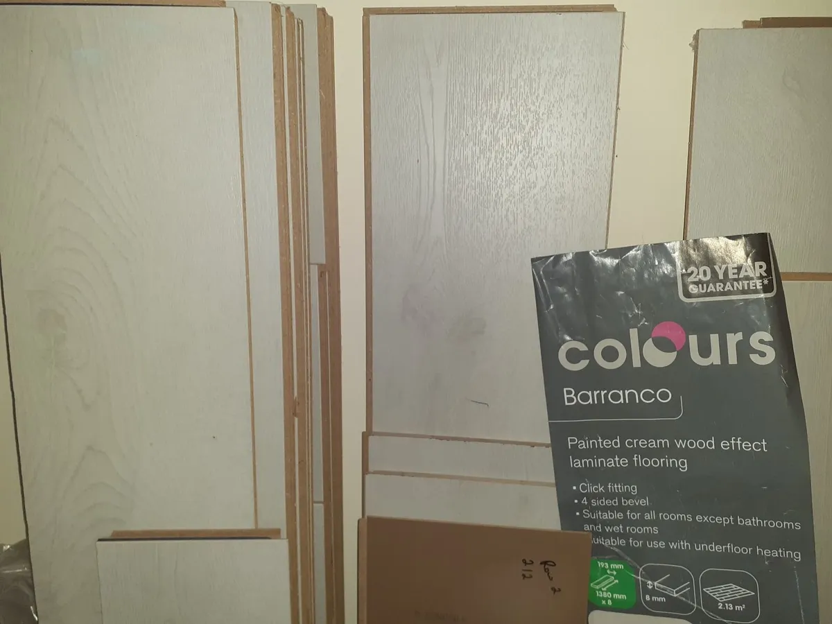 Laminate Flooring over 2sqm 4 utility room - Image 1