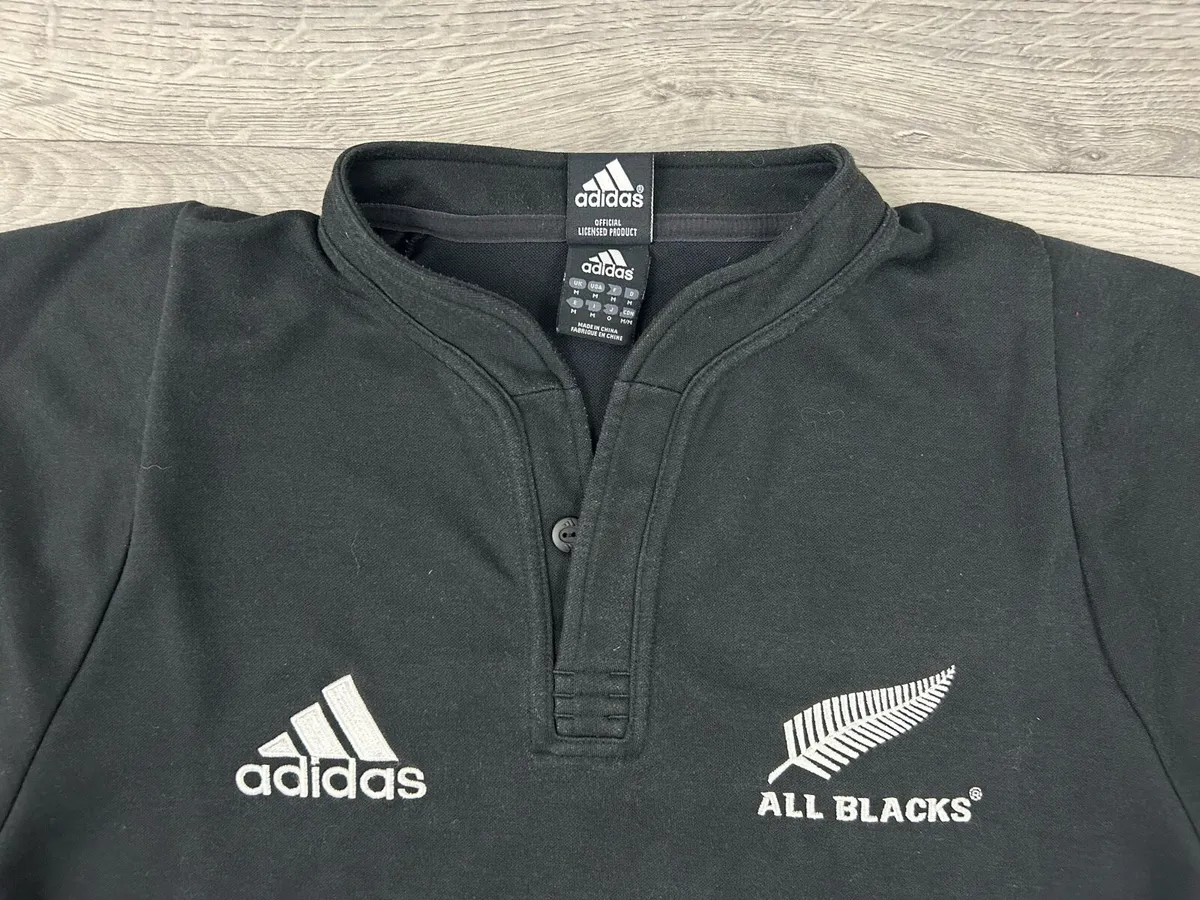 Vintage 2003 Adidas All Blacks L/S Rugby Jersey - Image 4
