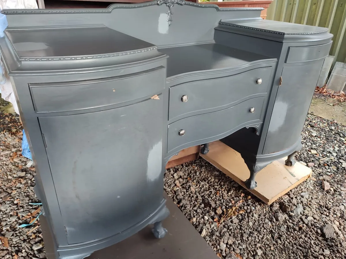 Unfinished Upcycled Sideboard - Image 3