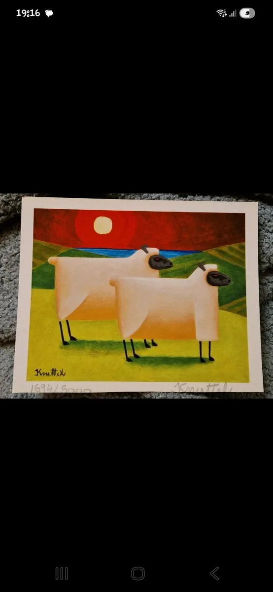 Graham Knuttel 'Two Sheep' limited edition! - Image 1