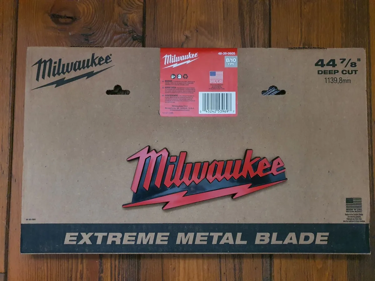 Milwaukee M18 Band Saw Blades - Image 1