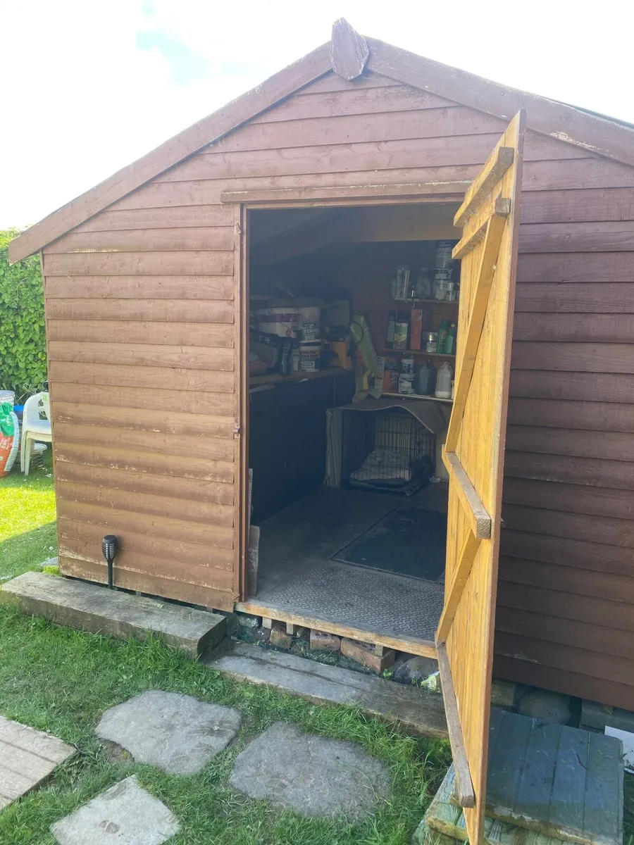 Garden wooden shed - 10 ft square - Image 4