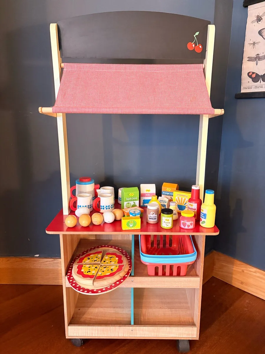 Kids wooden cafe/ shop/ market stall - Image 1