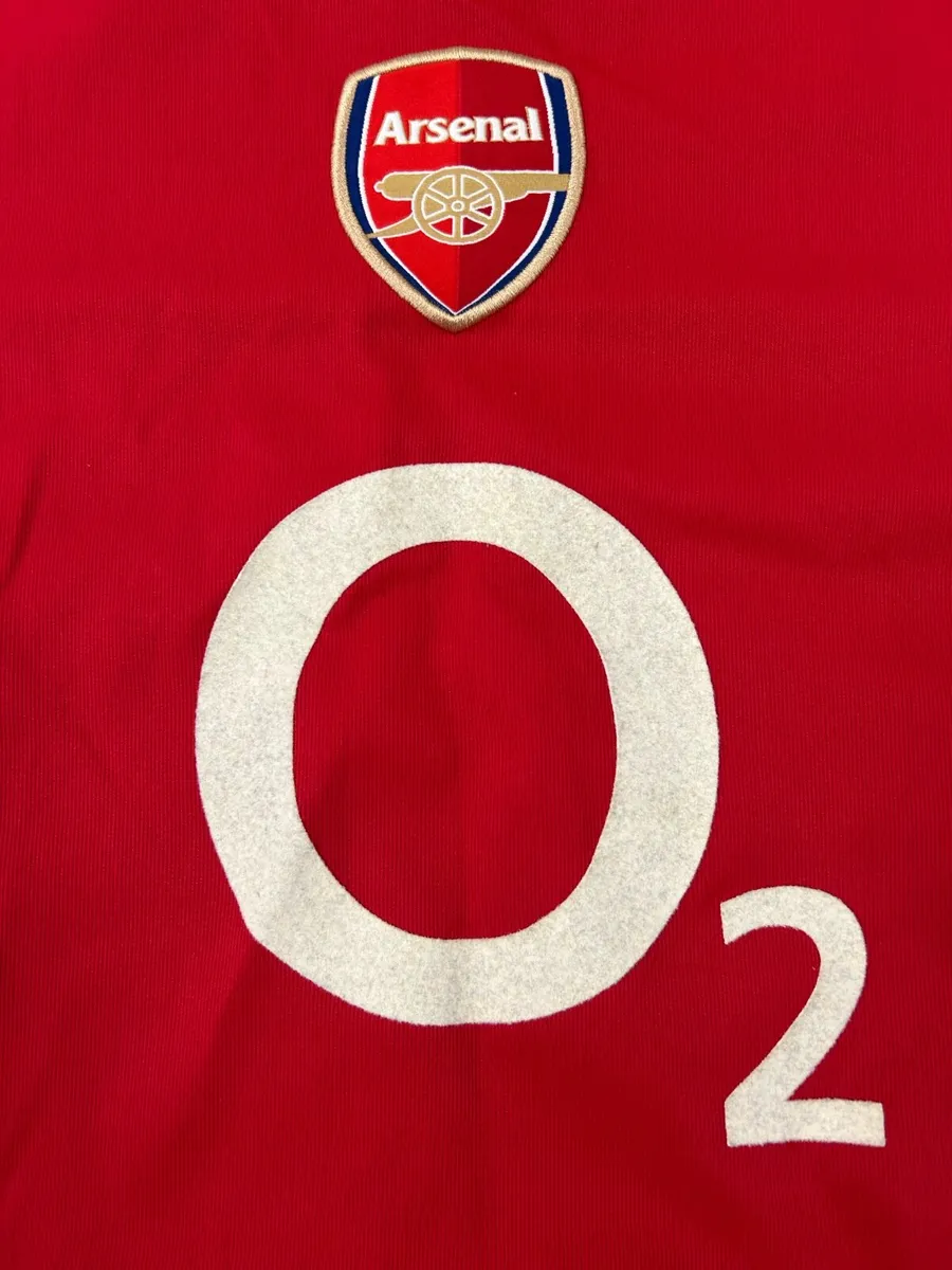 Vintage 2004 Arsenal Long Sleeve Jersey Shirt - Image 3