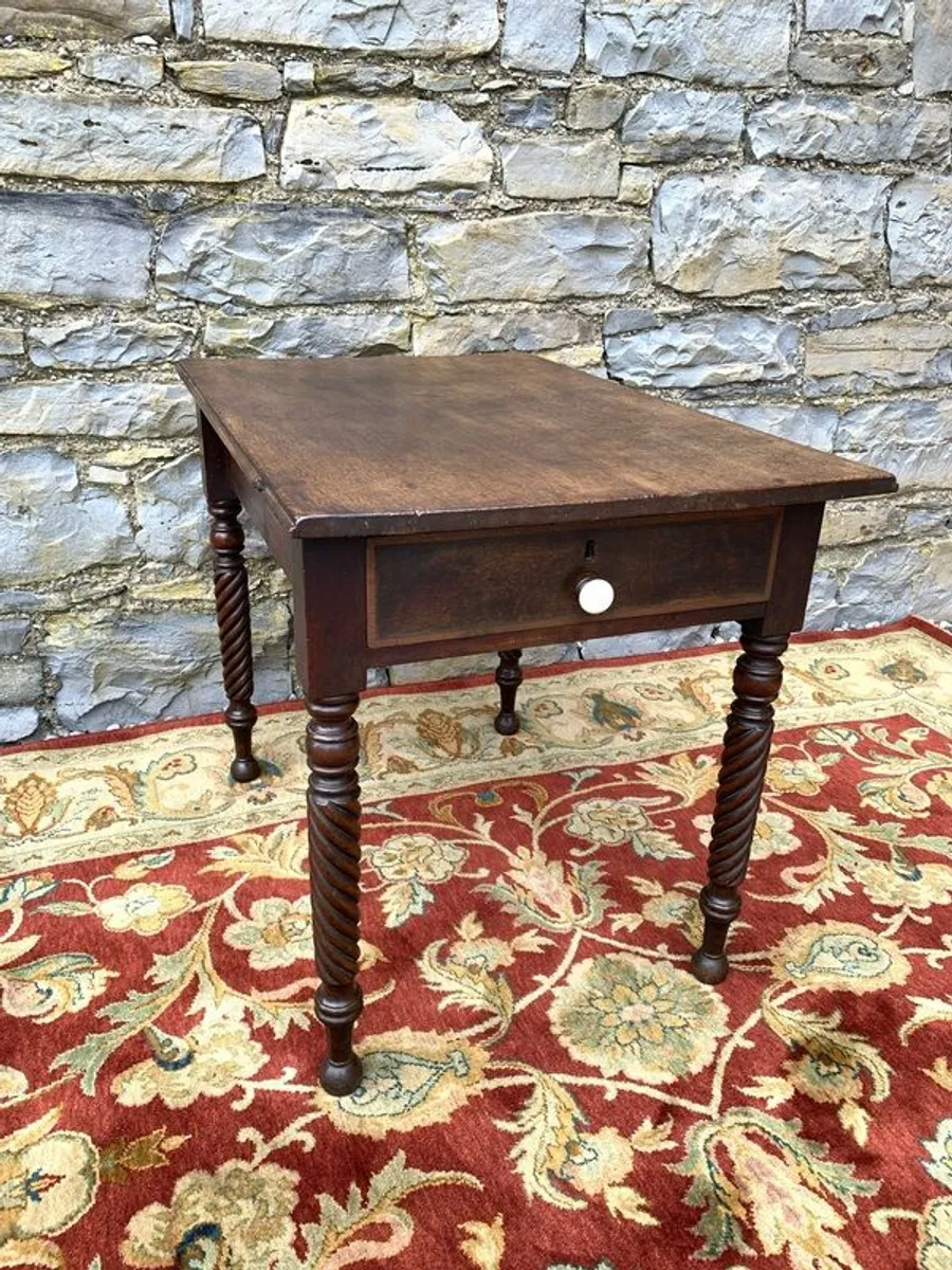 Early Victorian Mahogany Side Table. - Image 4