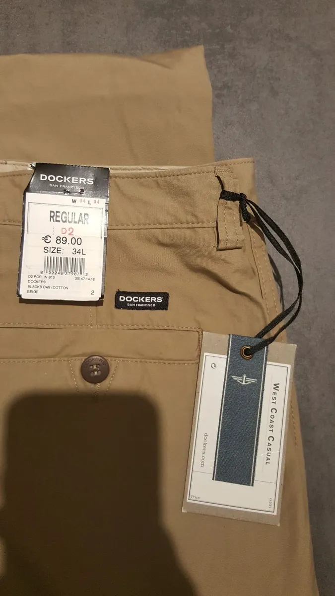 Men’ Chinos – Brown Dockers - Image 1