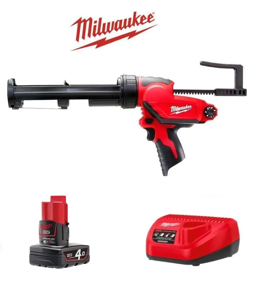 M12 Milwaukee Cordless Caulk Gun kit - Image 2