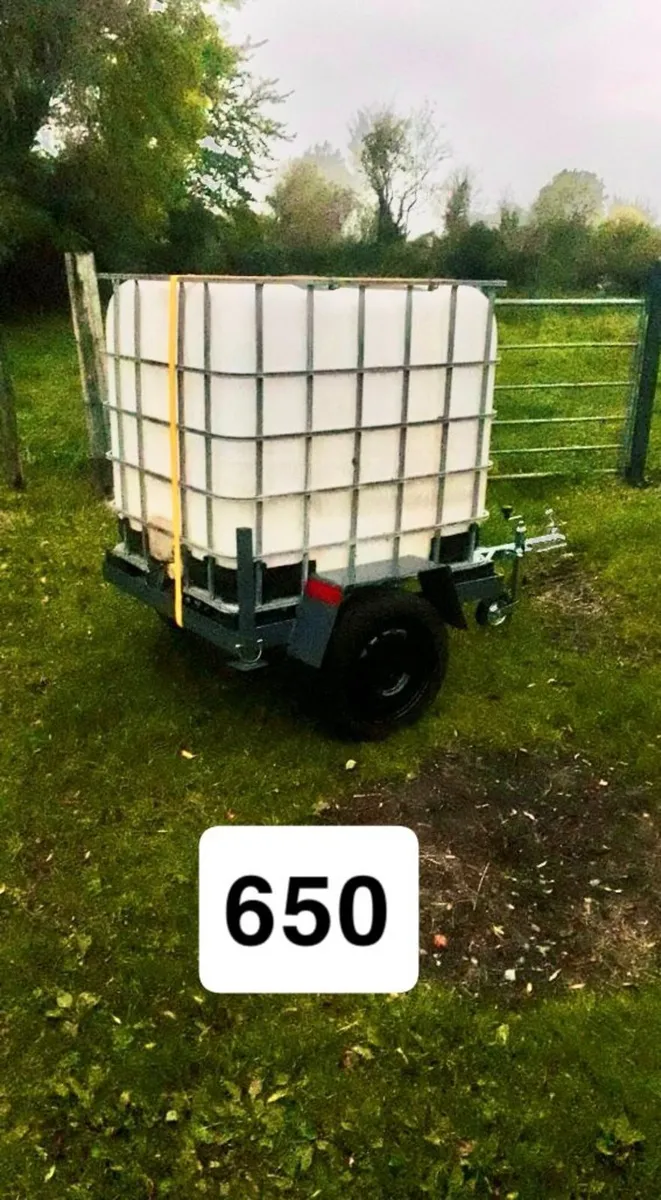 New Mobile water tank trailer - Image 1
