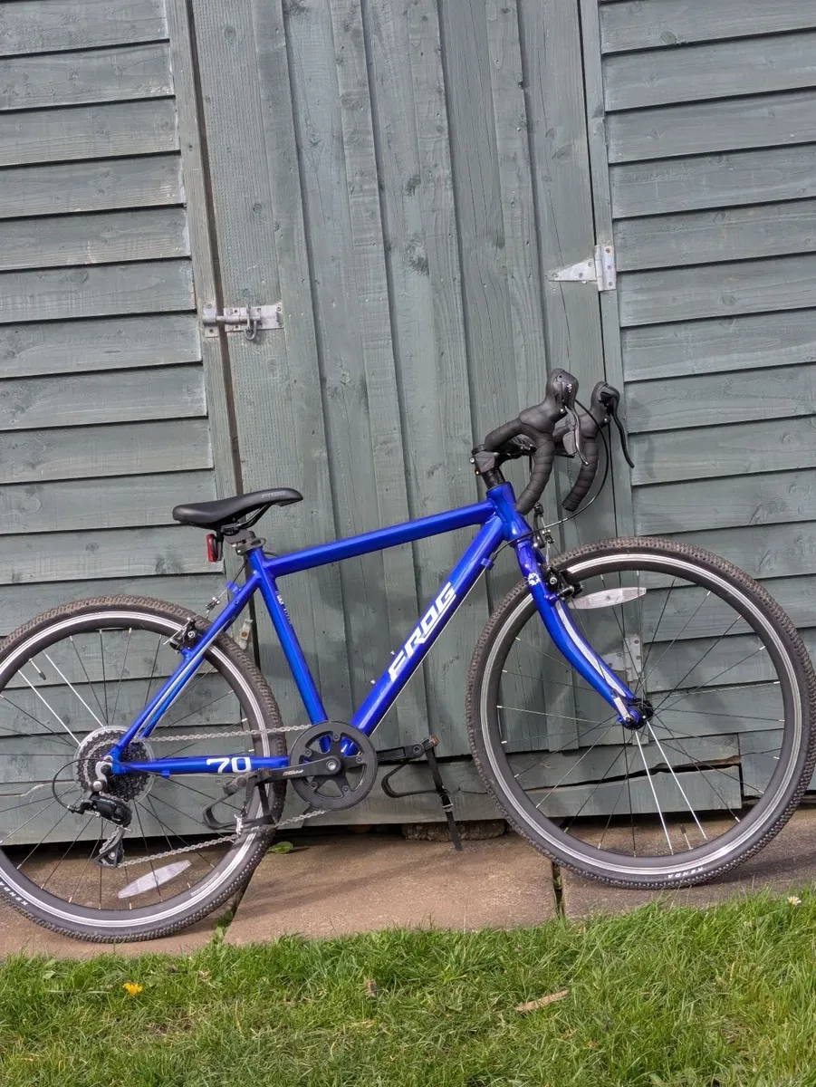Kids Road Bike - Frog 70 Electric Blue - Image 1
