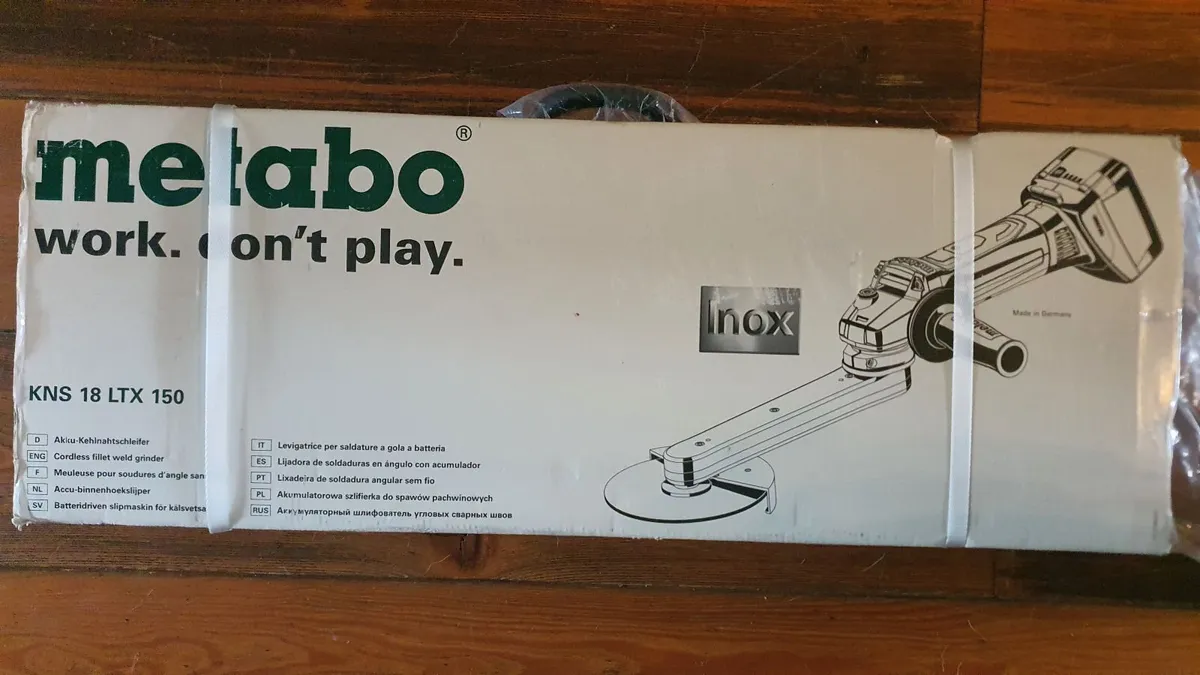 Metabo Cordless 18V Fillet Weld Grinder Kit - Image 3