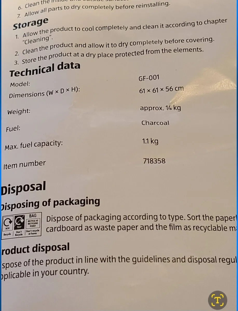 Fire pit and grill - Image 1