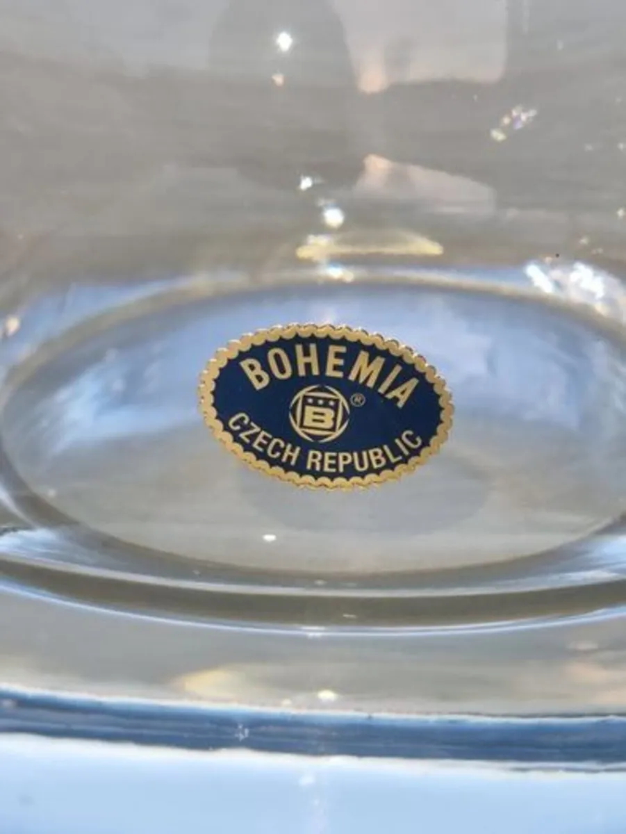 Bohemia art glass vase - Image 3