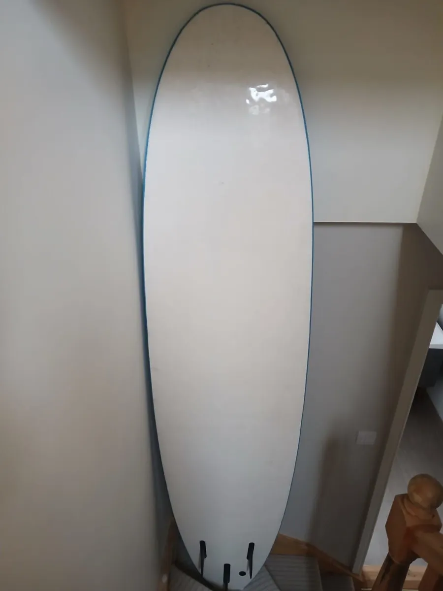 Surfboard, vision 8 foot long, 3 fin - Image 2