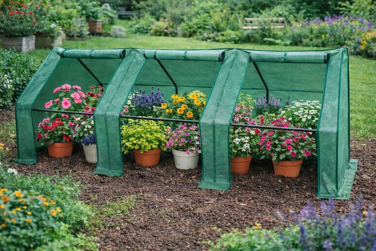 Mini tunnel Garden Low Greenhouse - Image 3