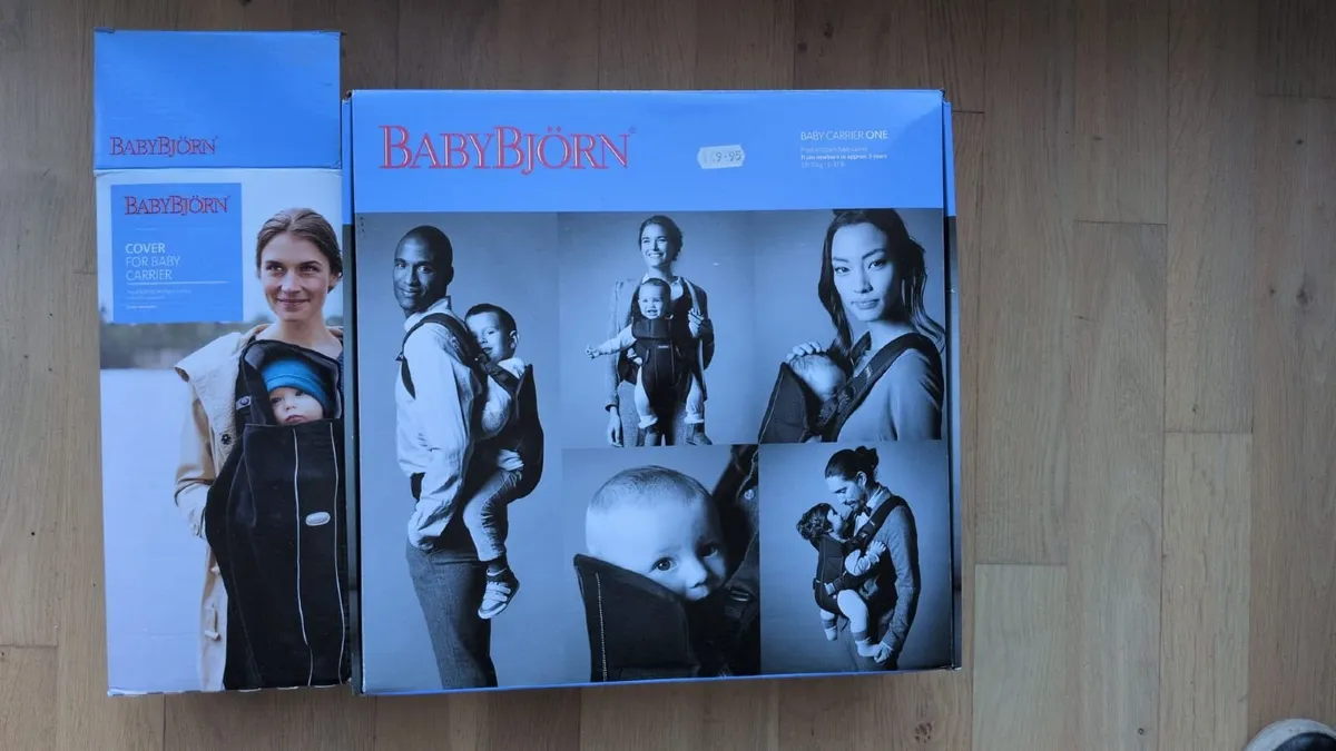 Baby Bjorn Baby Carrier and Cover