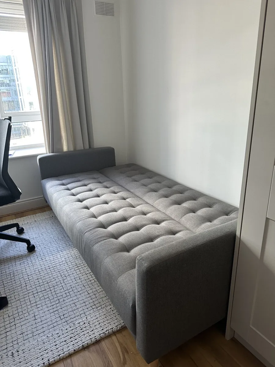 Grey Sofa Bed – Excellent Condition | Dublin - Image 2