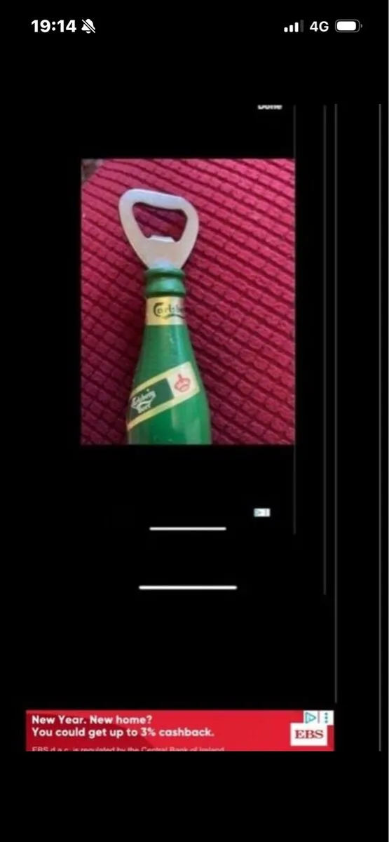 Rare Vintage Carlsberg Bottle Opener - Image 3