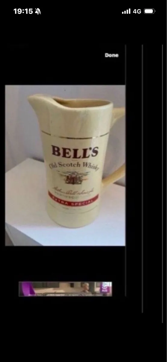 Large Bell’s Scotch Whisky Water Jug - Image 1