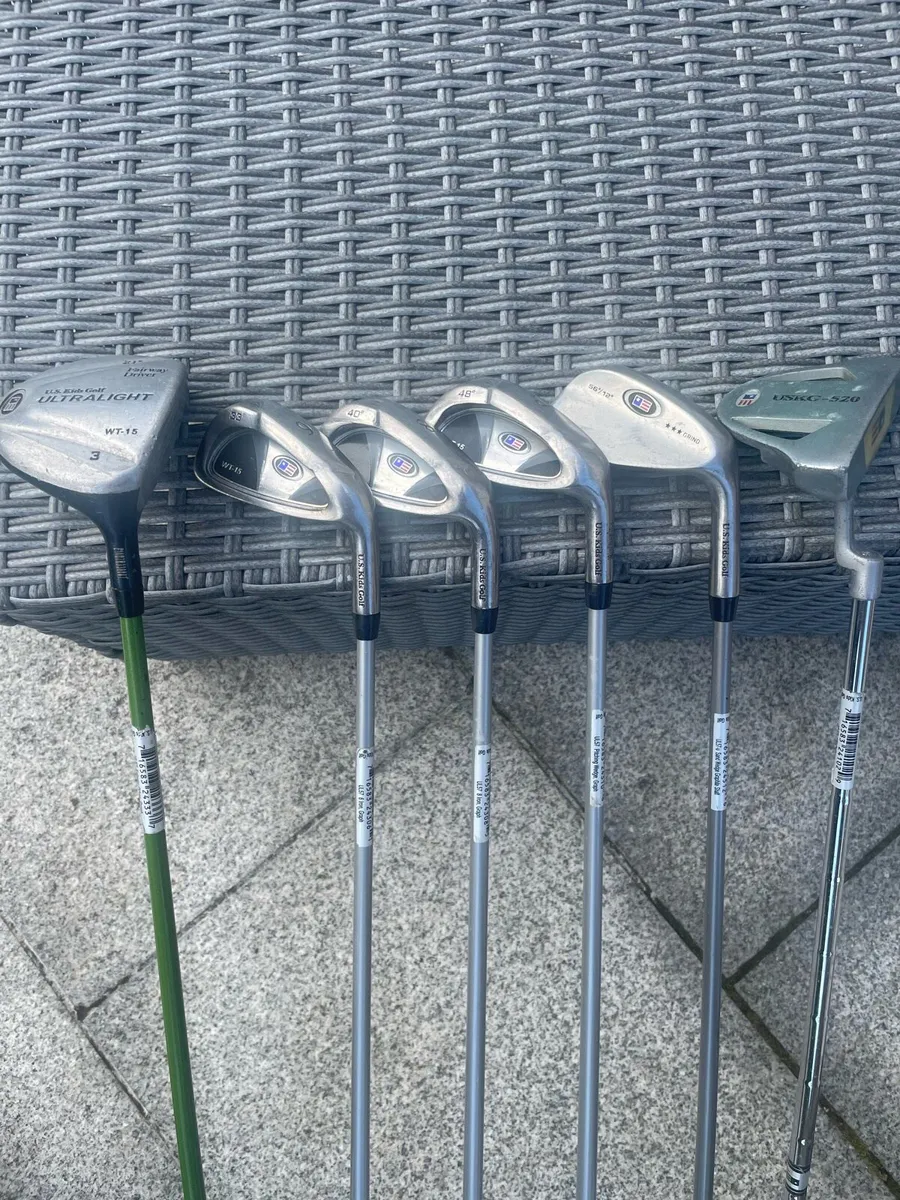 US Kids 57 Inch Junior Golf clubs and Bag - Image 3