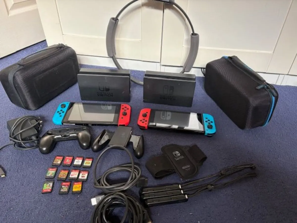 2 Nintendo Switches (can be sold separately) - Image 1