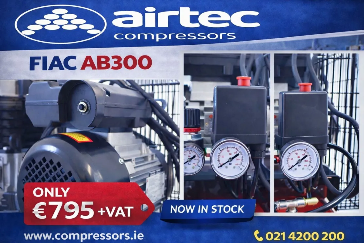 COMPRESSOR - 3HP - 275L - IN STOCK TODAY - Image 2