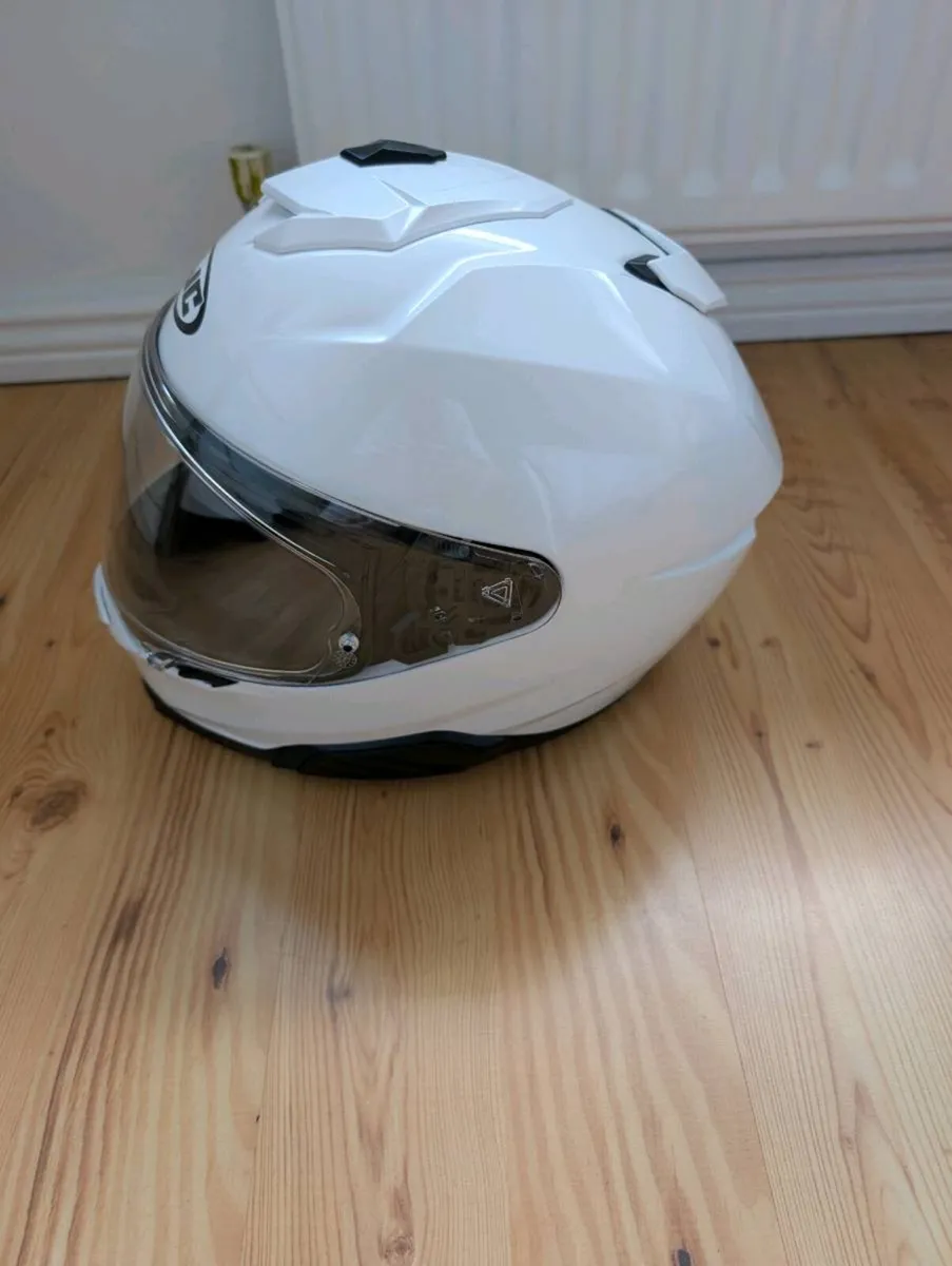 HJC i71 Pearl White Motorbike Helmet Size Large - Image 2