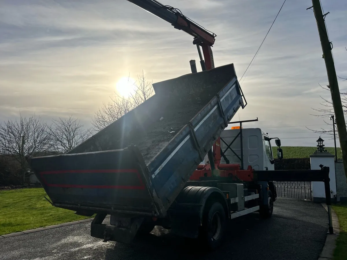 2013 Daf 55.180 Tipper c/w Palfinger PK12000 crane - Image 3
