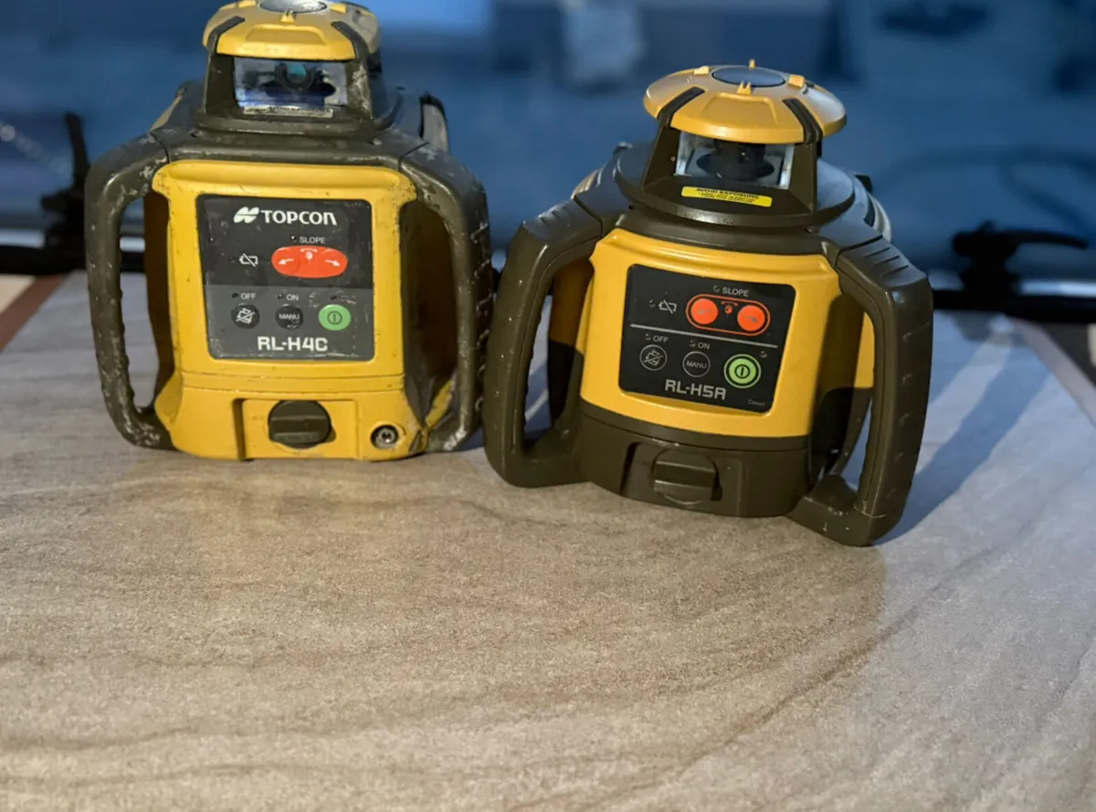 topcon lazer level bundle RLH5A & RLH4C
